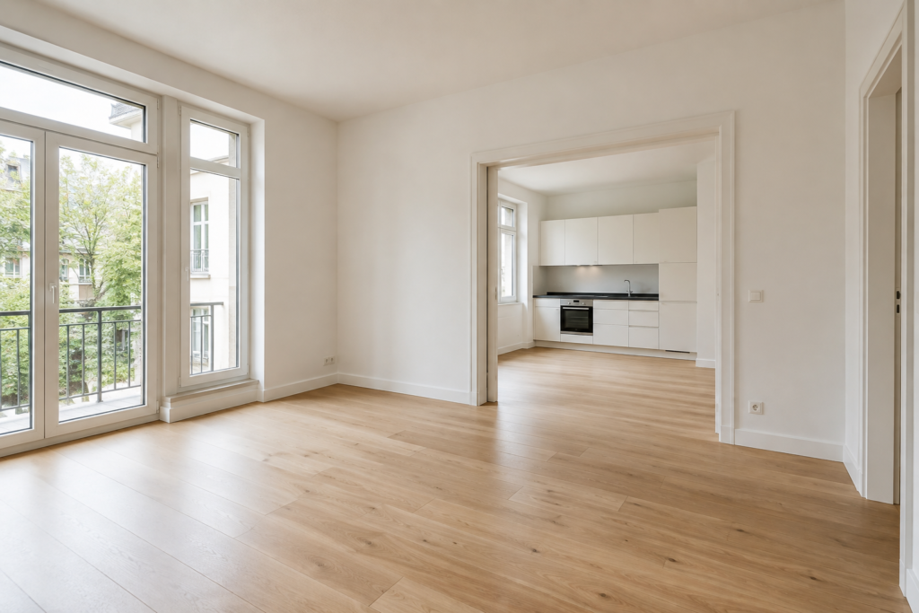 Saubere, renovierte Wohnung bereit für den Einzug